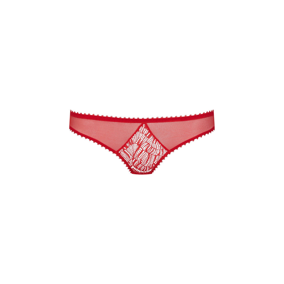 Accroche Coeur heart panty, back view with openwork lace